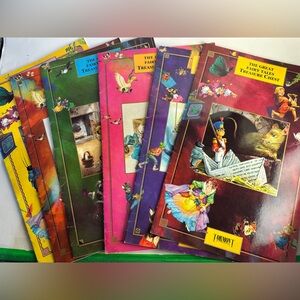 The Great Fairy Tales Treasure Chest by Tormont Oversized Books (6) 18” x 11”